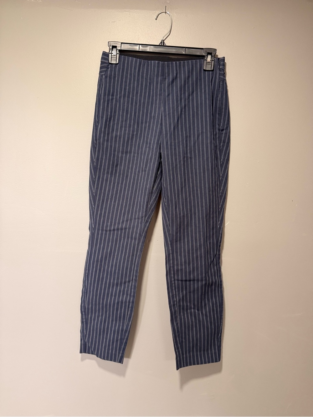 rag & bone Navy Pinstripe Dress Trousers